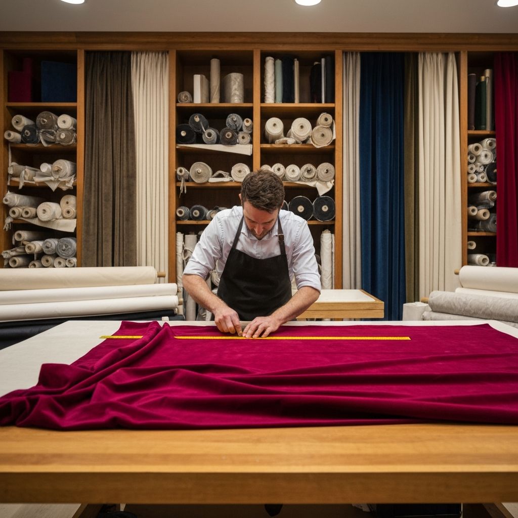 Taller de fabricación de cortinas